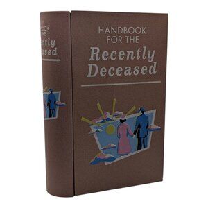 Handbook for the Recently Deceased Metal Tin